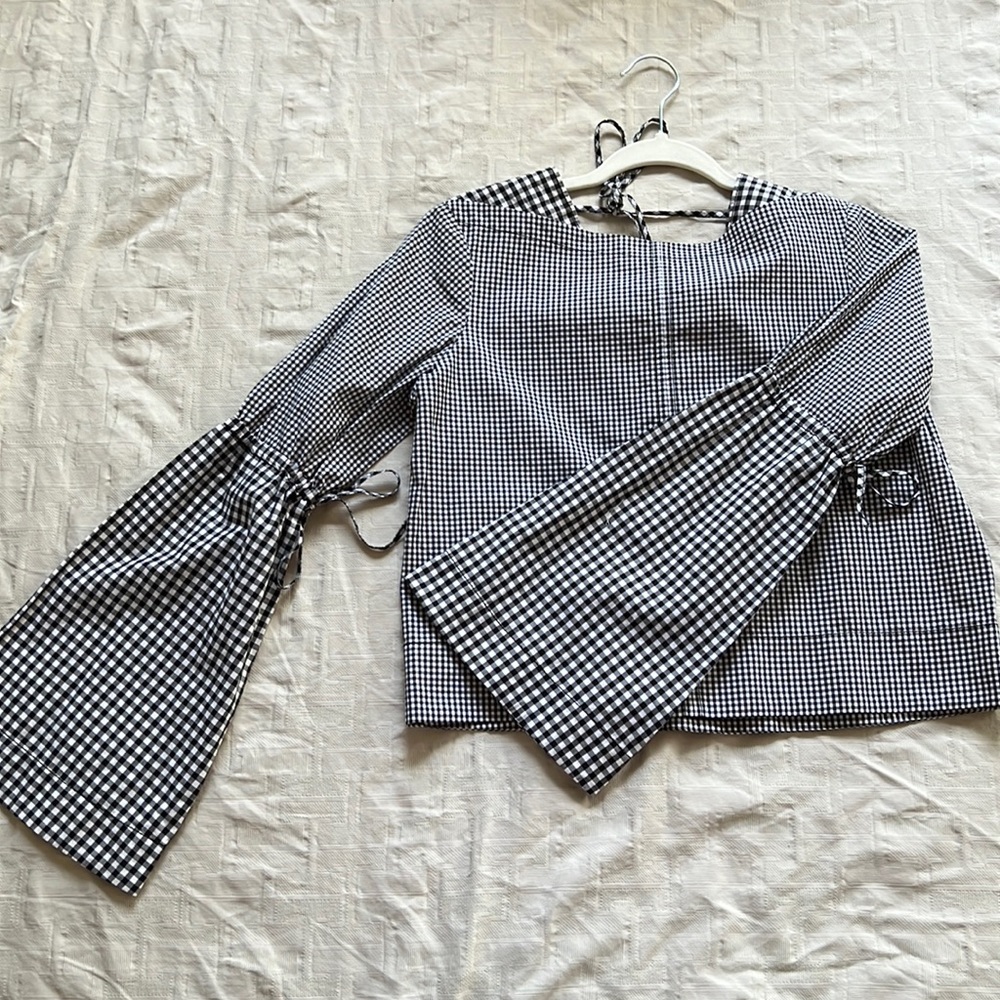 Derek Lam 10 Crosby checkered top